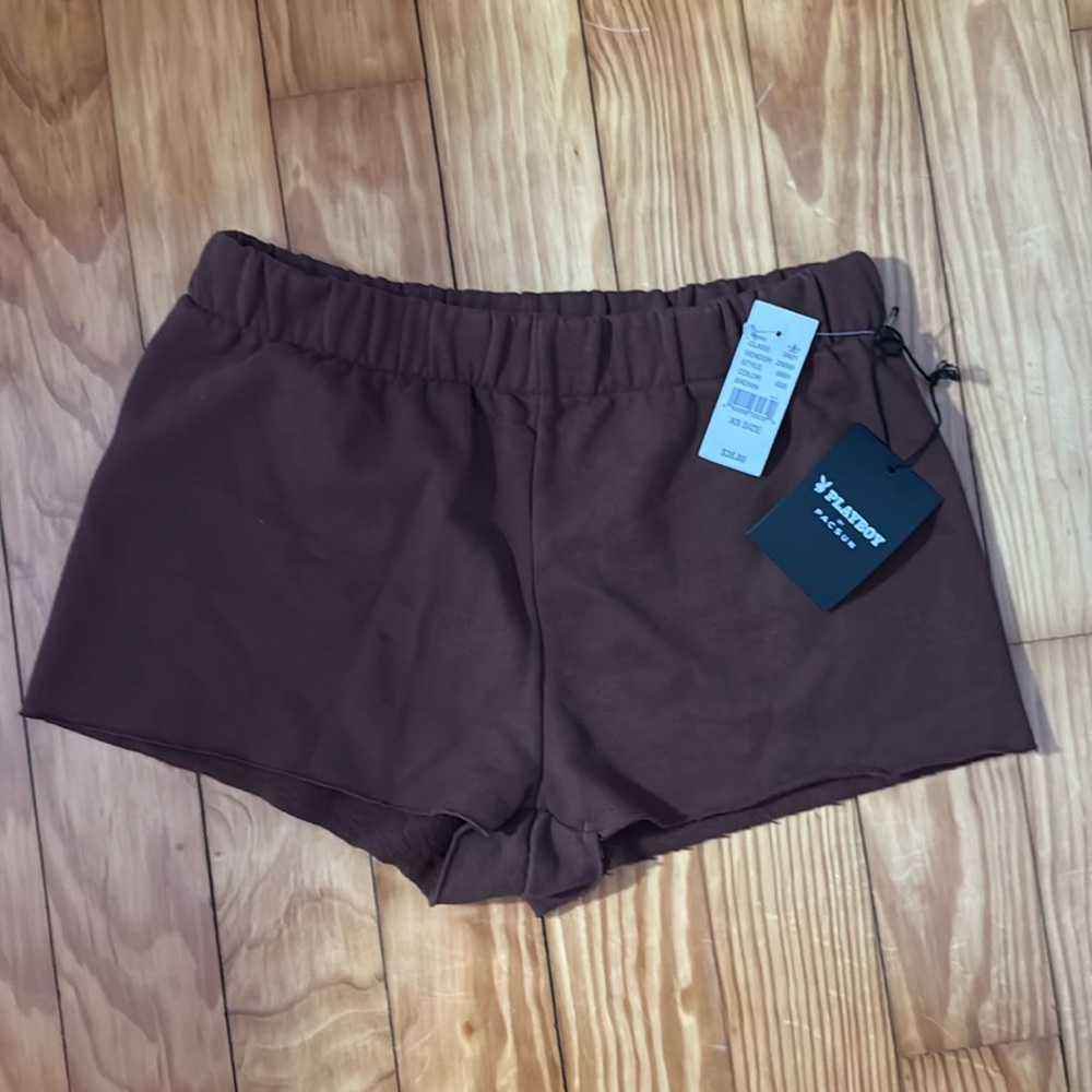 Playboy by Pacsun sweatshorts maroon size XS